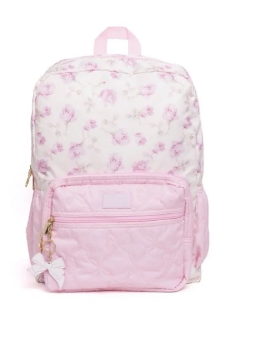 LoveShackFancy x Target - Yoobi Ribbon Rosa Backpack Sterling Dusk